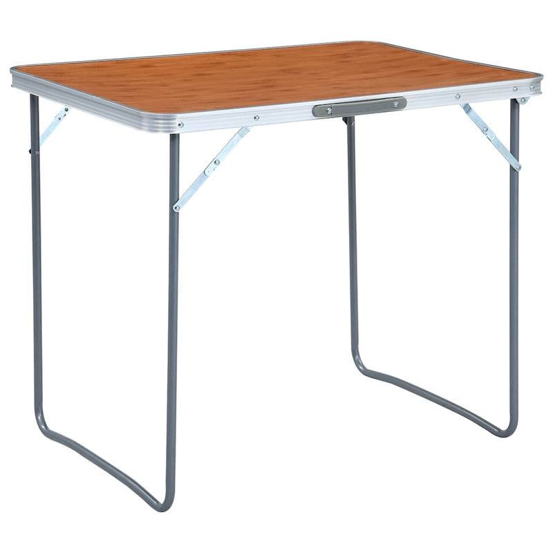 Load image into Gallery viewer, Vidaxl campingtafel inklapbaar met metalen frame 80x60 cm
