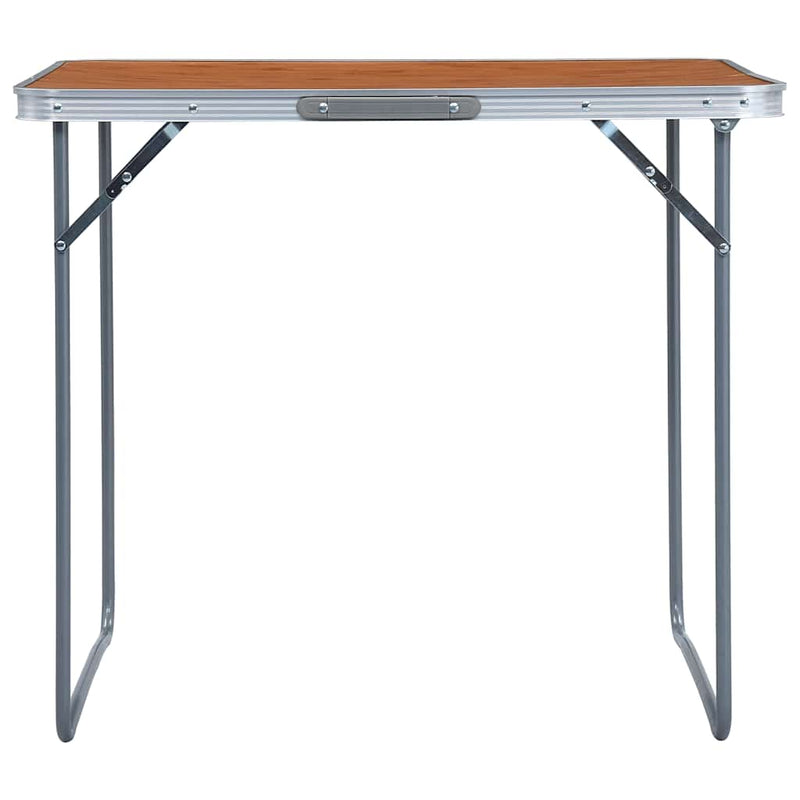 Load image into Gallery viewer, Vidaxl campingtafel inklapbaar met metalen frame 80x60 cm
