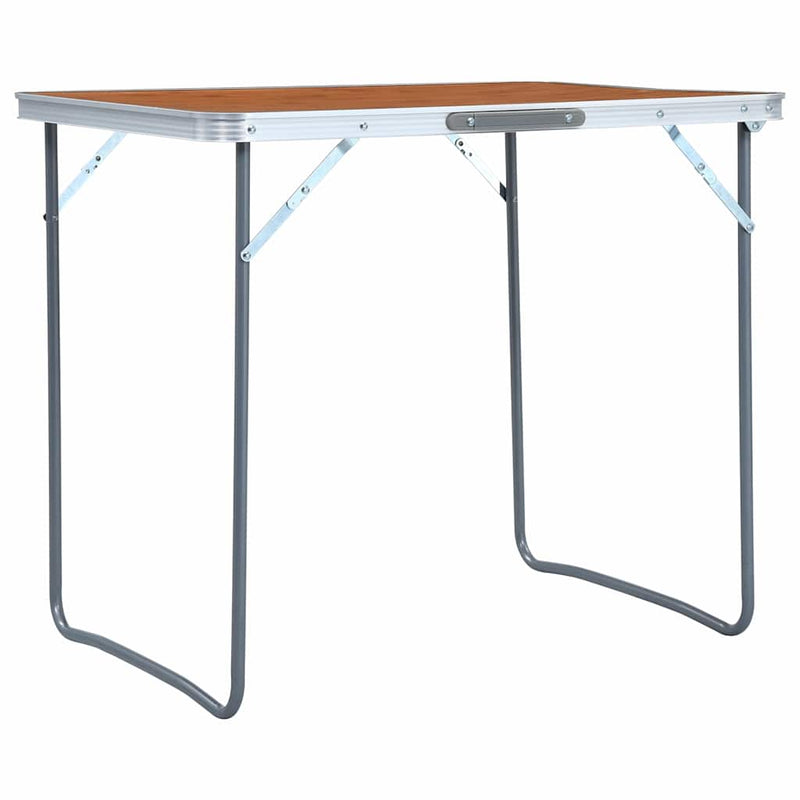 Load image into Gallery viewer, Vidaxl campingtafel inklapbaar met metalen frame 80x60 cm
