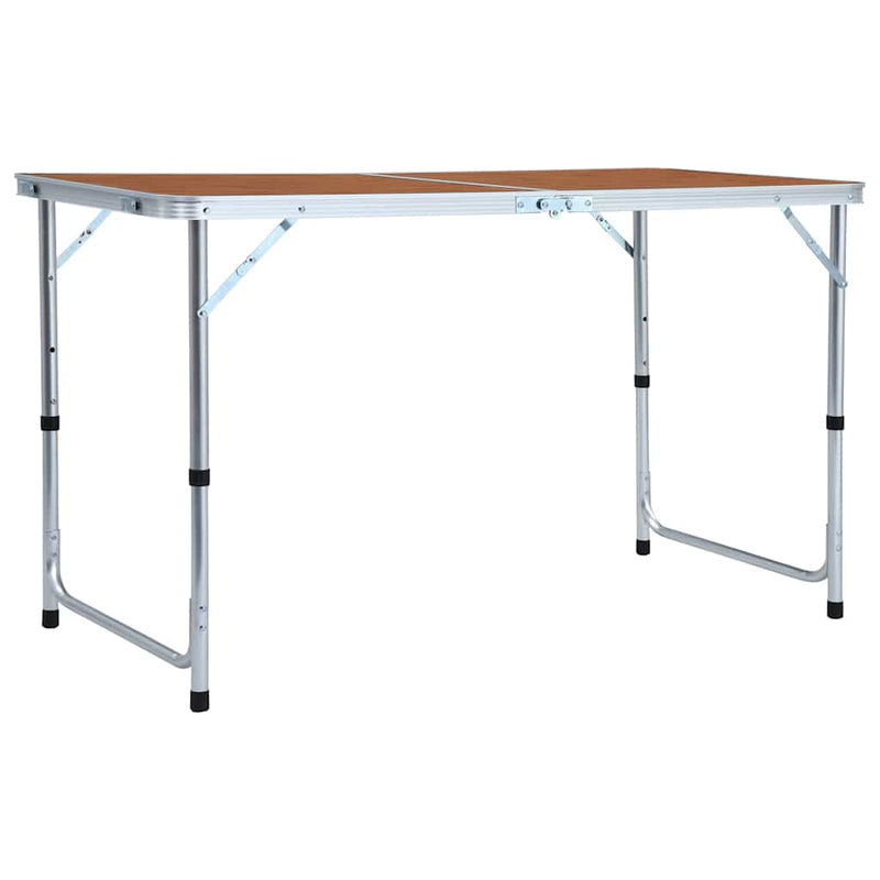 Load image into Gallery viewer, Vidaxl campingtafel inklapbaar 120x60 cm aluminium
