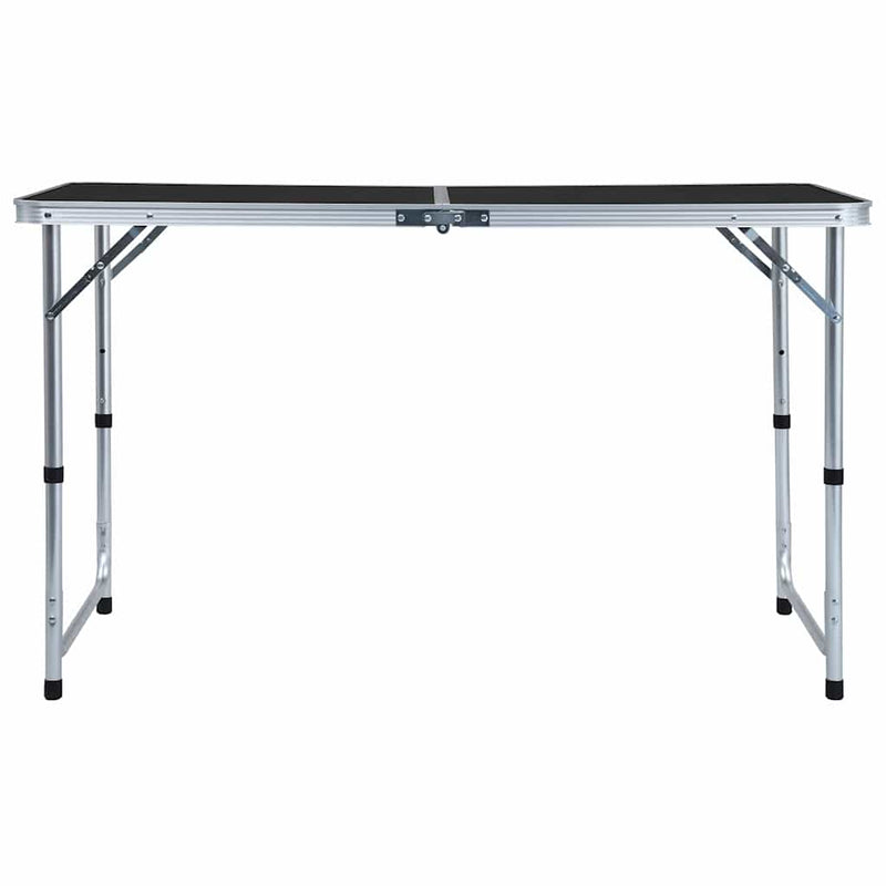 Load image into Gallery viewer, Vidaxl campingtafel inklapbaar 120x60 cm aluminium grijs
