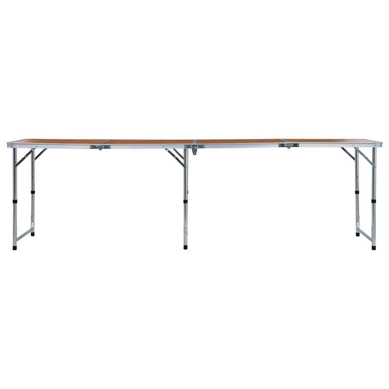 Load image into Gallery viewer, Vidaxl campingtafel inklapbaar 240x60 cm aluminium
