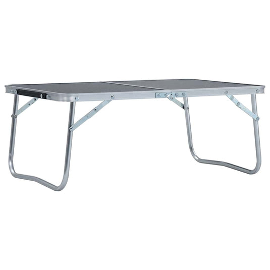 Vidaxl campingtafel inklapbaar 60x40 cm aluminium grijs