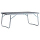 Vidaxl campingtafel inklapbaar 60x40 cm aluminium grijs