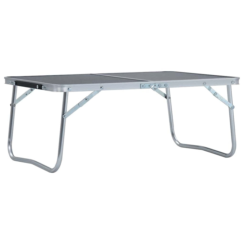 Load image into Gallery viewer, Vidaxl campingtafel inklapbaar 60x40 cm aluminium grijs
