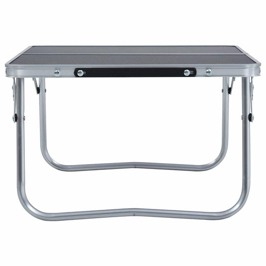 Vidaxl campingtafel inklapbaar 60x40 cm aluminium grijs