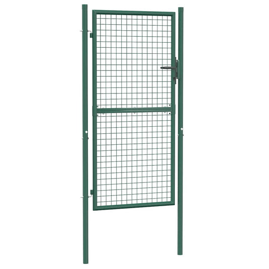 VidaXL Poort 100x175 cm staal groen