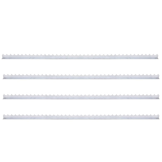 Vidaxl muurspikes 4 st 1 m gegalvaniseerd staal