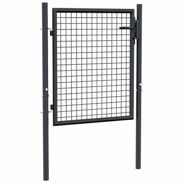 Vidaxl tuinhek van gaas gegalvaniseerd staal 100x75 cm grijs
