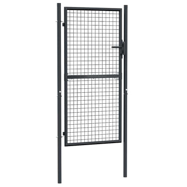 Vidaxl tuinhek van gaas gegalvaniseerd staal 100x175 cm grijs