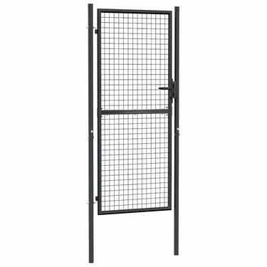 Vidaxl tuinhek van gaas gegalvaniseerd staal 100x200 cm grijs