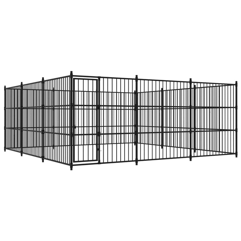 Load image into Gallery viewer, VidaXL Hondenkennel voor buiten 450x450x185 cm
