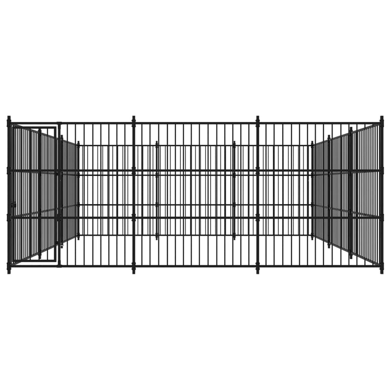 Load image into Gallery viewer, VidaXL Hondenkennel voor buiten 450x450x185 cm
