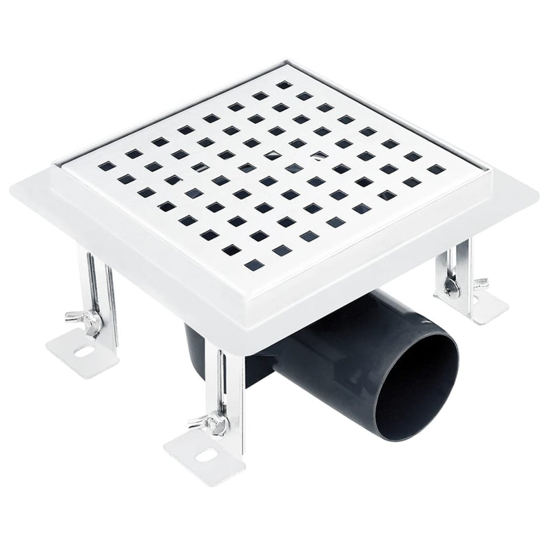 Load image into Gallery viewer, VidaXL Doucheafvoer 15x15 cm roestvrij staal
