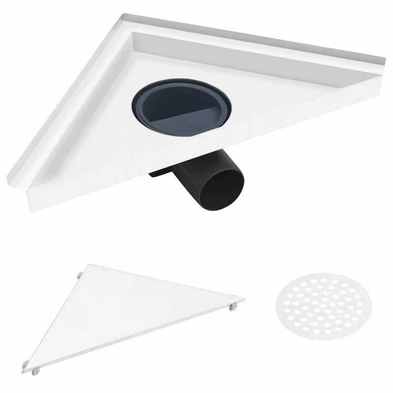 Load image into Gallery viewer, Vidaxl doucheafvoer met 2-in-1 deksel 25x25 cm roestvrij staal
