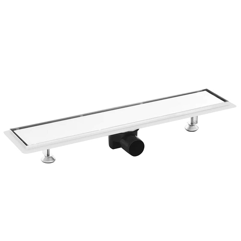 Load image into Gallery viewer, Vidaxl doucheafvoer met 2-in-1 deksel 63x14 cm roestvrij staal
