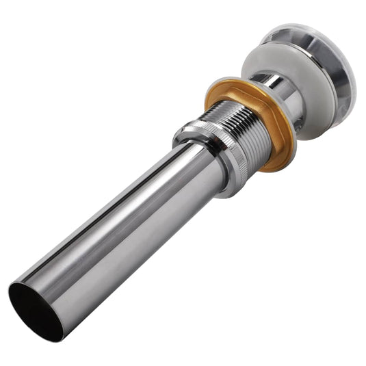 Vidaxl gootsteenafvoer pop-up roestvrij staal