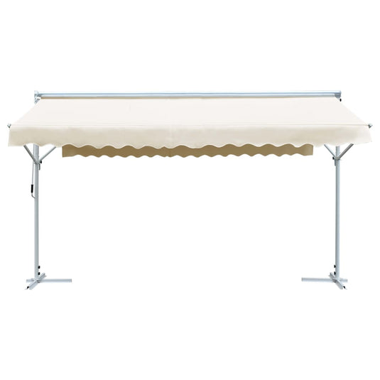 VidaXL Luifel vrijstaand 500x300 cm crème