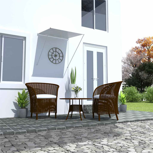 Vidaxl luifel uittrekbaar 100x150 cm crème