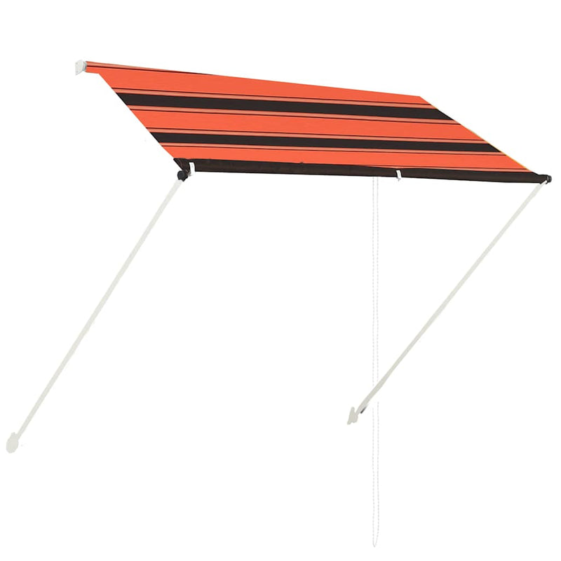 Load image into Gallery viewer, Vidaxl luifel uittrekbaar 200x150 cm oranje en bruin
