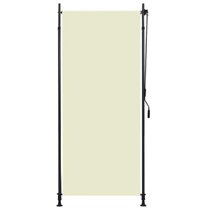Vidaxl rolgordijn voor buiten 100x270 cm crème