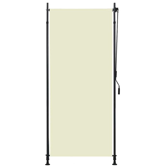Vidaxl rolgordijn voor buiten 100x270 cm crème