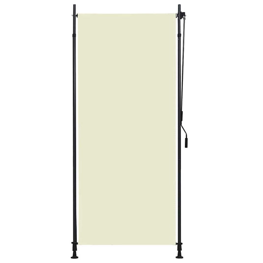 Vidaxl rolgordijn voor buiten 100x270 cm crème
