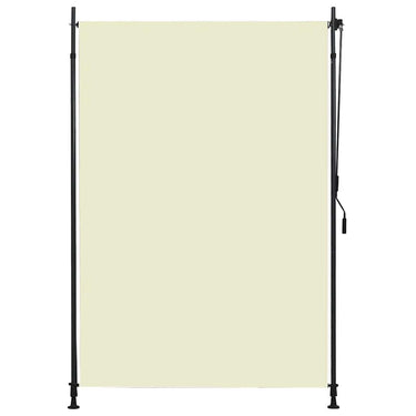 Vidaxl rolgordijn voor buiten 150x270 cm crème
