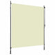 Vidaxl rolgordijn voor buiten 200x270 cm crème