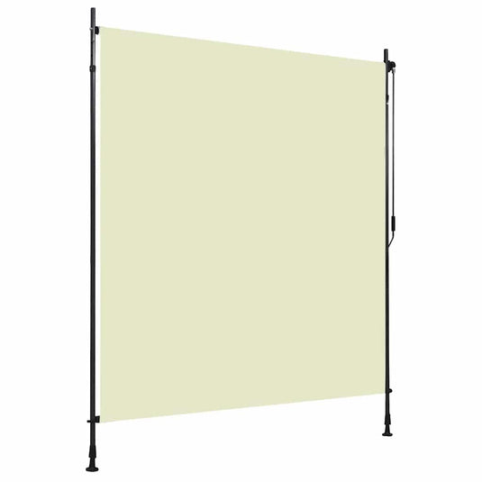 Vidaxl rolgordijn voor buiten 200x270 cm crème
