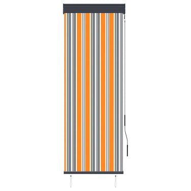 Vidaxl rolgordijn voor buiten 60x250 cm geel en blauw