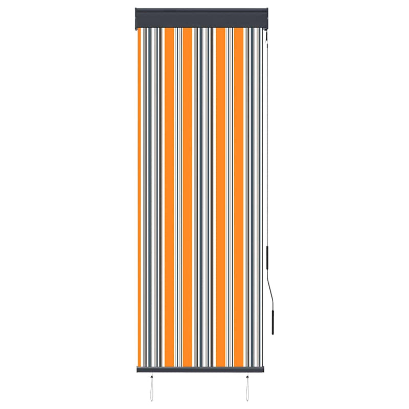 Load image into Gallery viewer, Vidaxl rolgordijn voor buiten 60x250 cm geel en blauw
