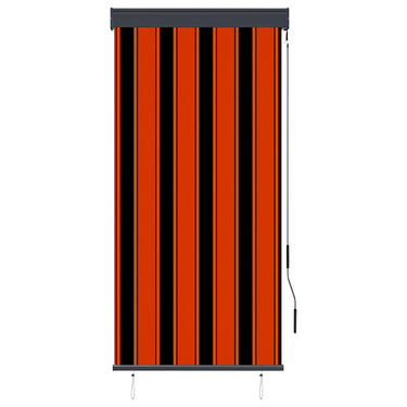 Vidaxl rolgordijn voor buiten 80x250 cm oranje en bruin