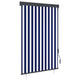 Vidaxl rolgordijn voor buiten 120x250 cm blauw en wit