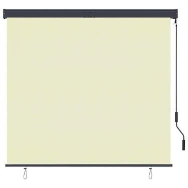 Vidaxl rolgordijn voor buiten 160x250 cm crème
