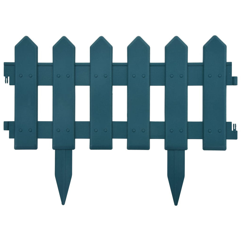 Load image into Gallery viewer, Vidaxl gazonranden 25 st 10 m pp groen
