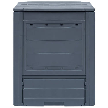 Vidaxl compostbakken 2 st 520 l 60x60x73 cm grijs