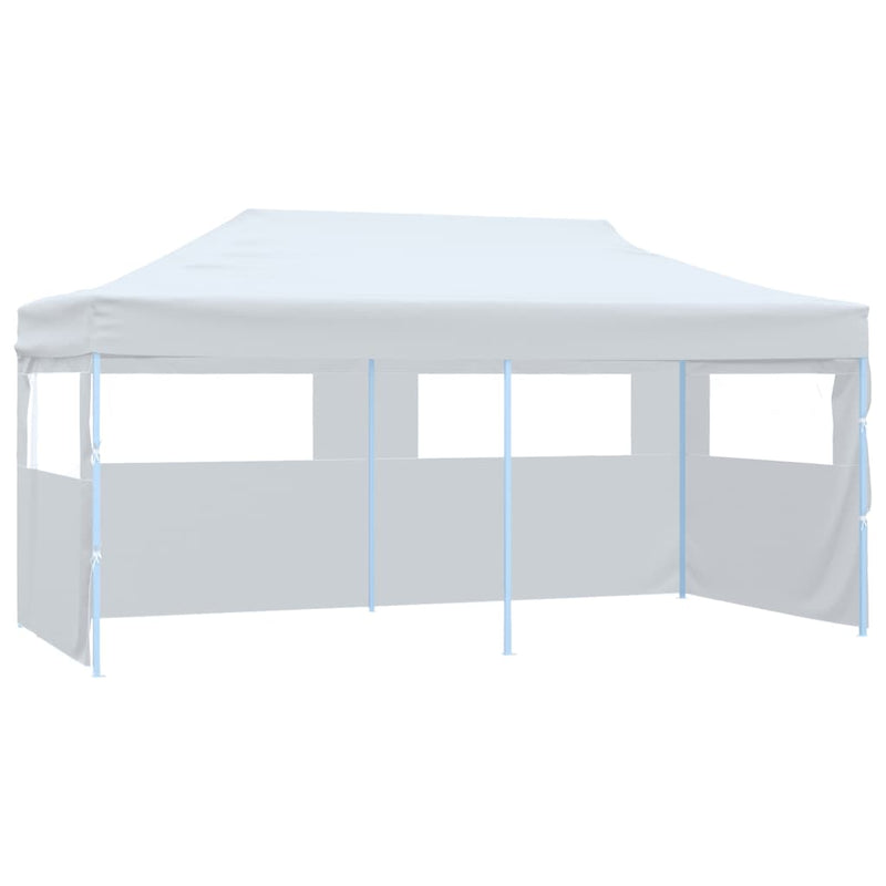 Load image into Gallery viewer, VidaXL Partytent pop-up met zijwanden 3x6 m staal wit
