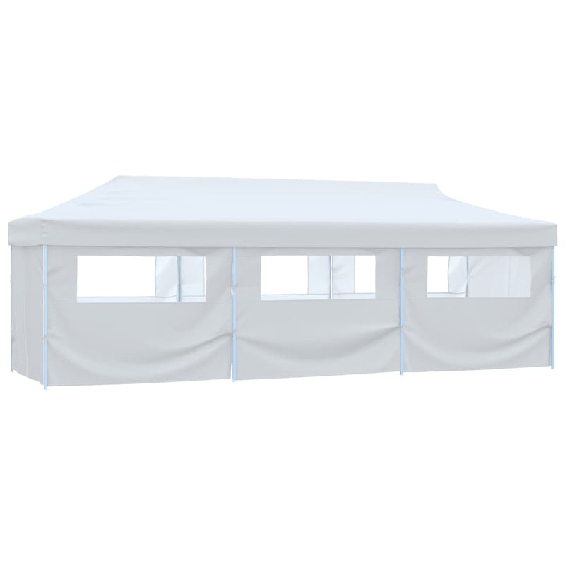 Load image into Gallery viewer, VidaXL Partytent pop-up met 8 zijwanden 3x9 m wit
