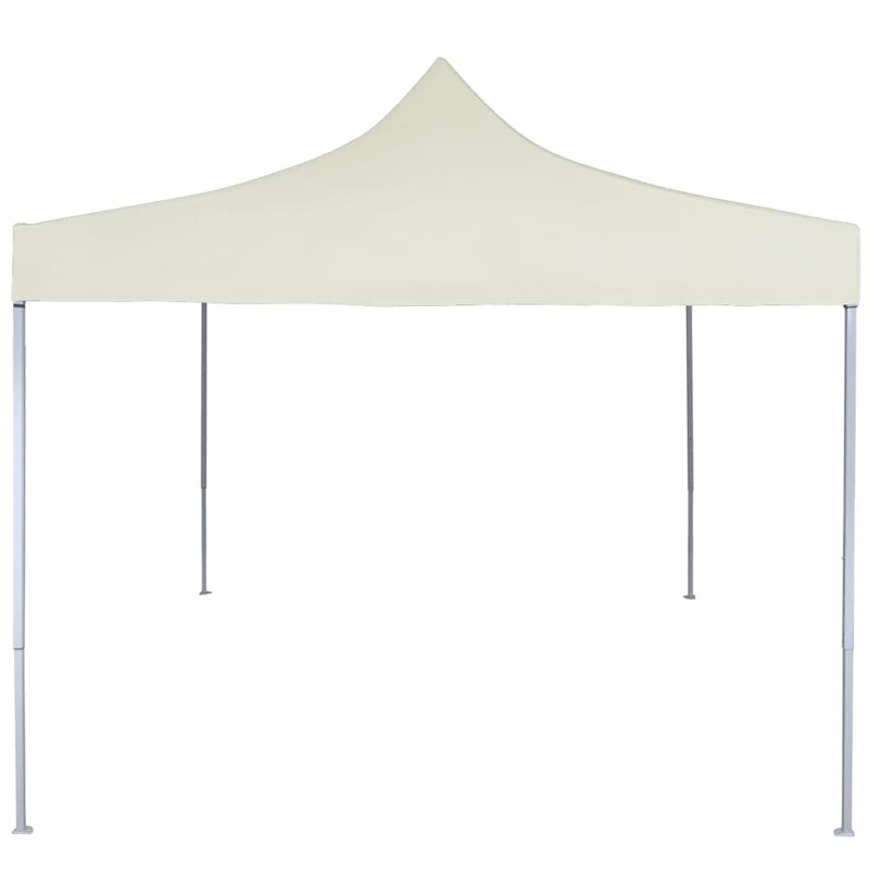 Load image into Gallery viewer, Vidaxl partytent professioneel inklapbaar 2x2 m staal crème
