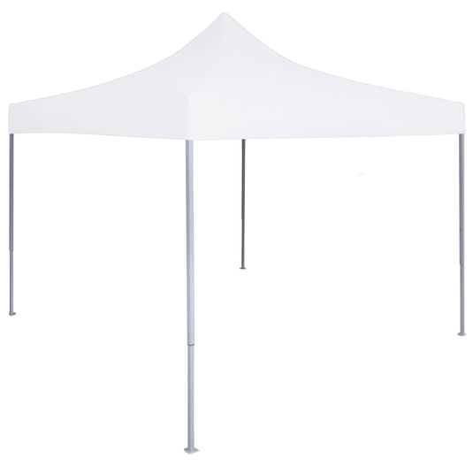 Vidaxl partytent professioneel inklapbaar 2x2 m staal wit