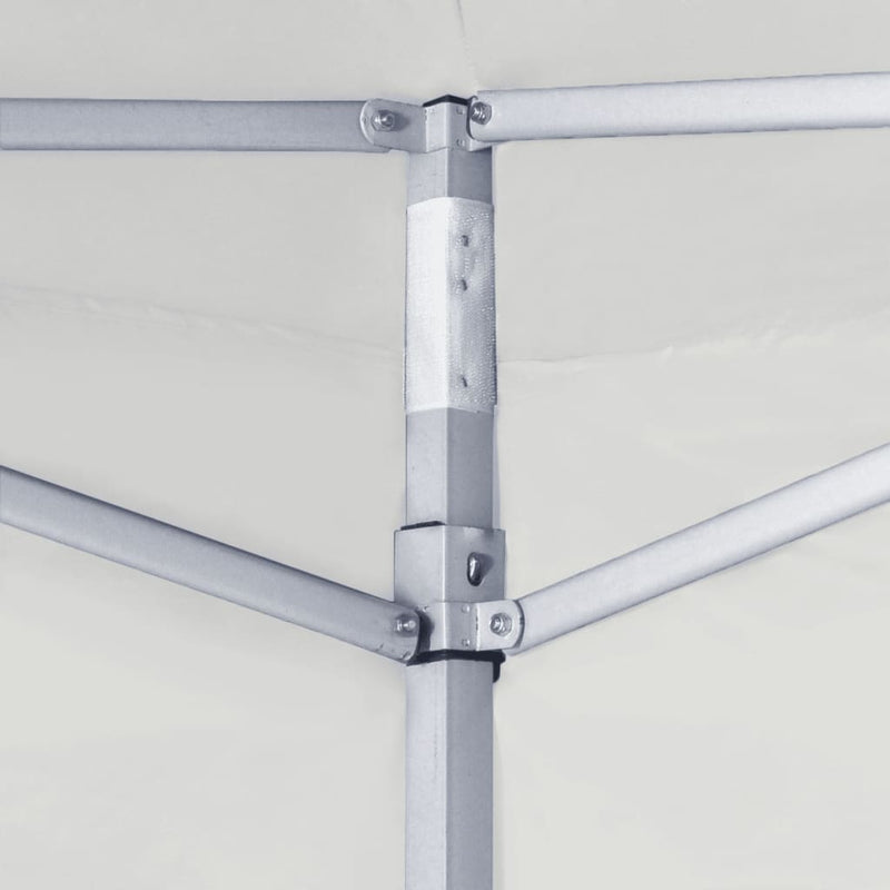 Load image into Gallery viewer, VidaXL Partytent met 2 zijwanden inklapbaar 2x2 m staal wit
