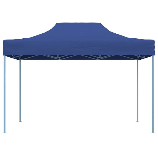 Vidaxl partytent inklapbaar 3x4 m staal blauw