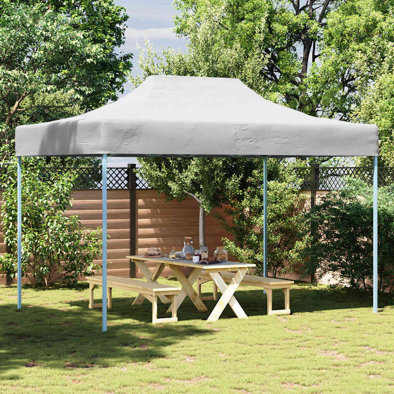 Load image into Gallery viewer, Vidaxl partytent inklapbaar 280x410x315 cm staal wit
