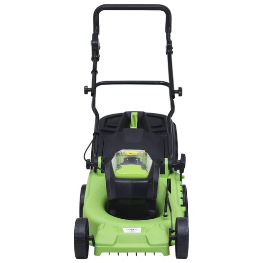 Vidaxl accugrasmaaier met 2 accu's 20 v 2000 mah li-ion