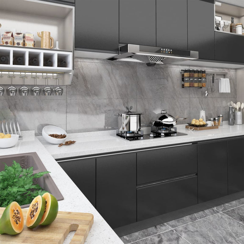 Load image into Gallery viewer, Vidaxl meubelfolie zelfklevend 500x90 cm pvc zwart
