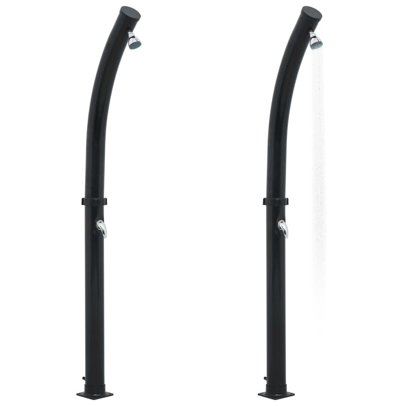 Load image into Gallery viewer, Vidaxl solardouche 20 l 214 cm zwart
