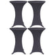 Vidaxl tafelhoes stretch 4 st 60 cm antraciet