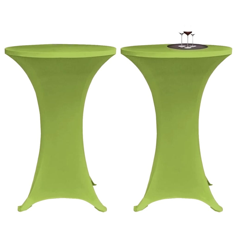 Load image into Gallery viewer, VidaXL Tafelhoes stretch 4 st 70 cm groen
