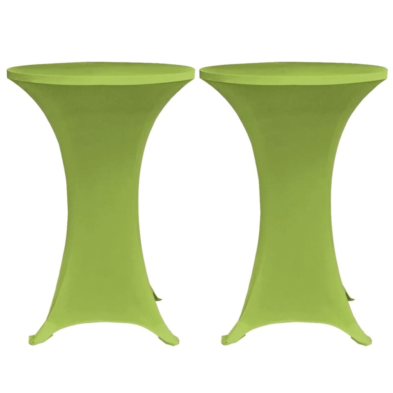 Load image into Gallery viewer, VidaXL Tafelhoes stretch 4 st 70 cm groen
